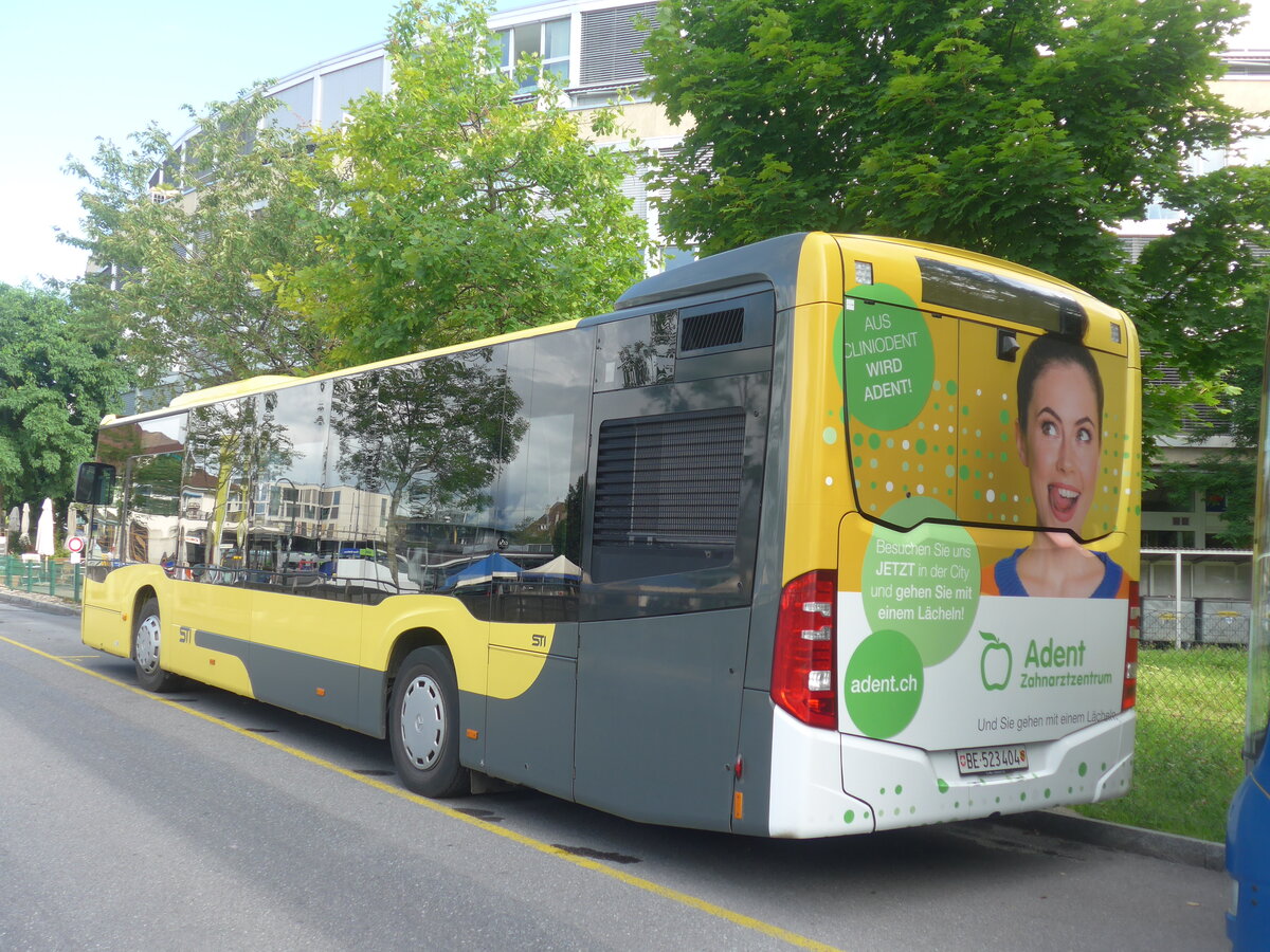 (226'294) - STI Thun - Nr. 404/BE 523'404 - Mercedes am 11. Juli 2021 bei der Schiffl�ndte Thun