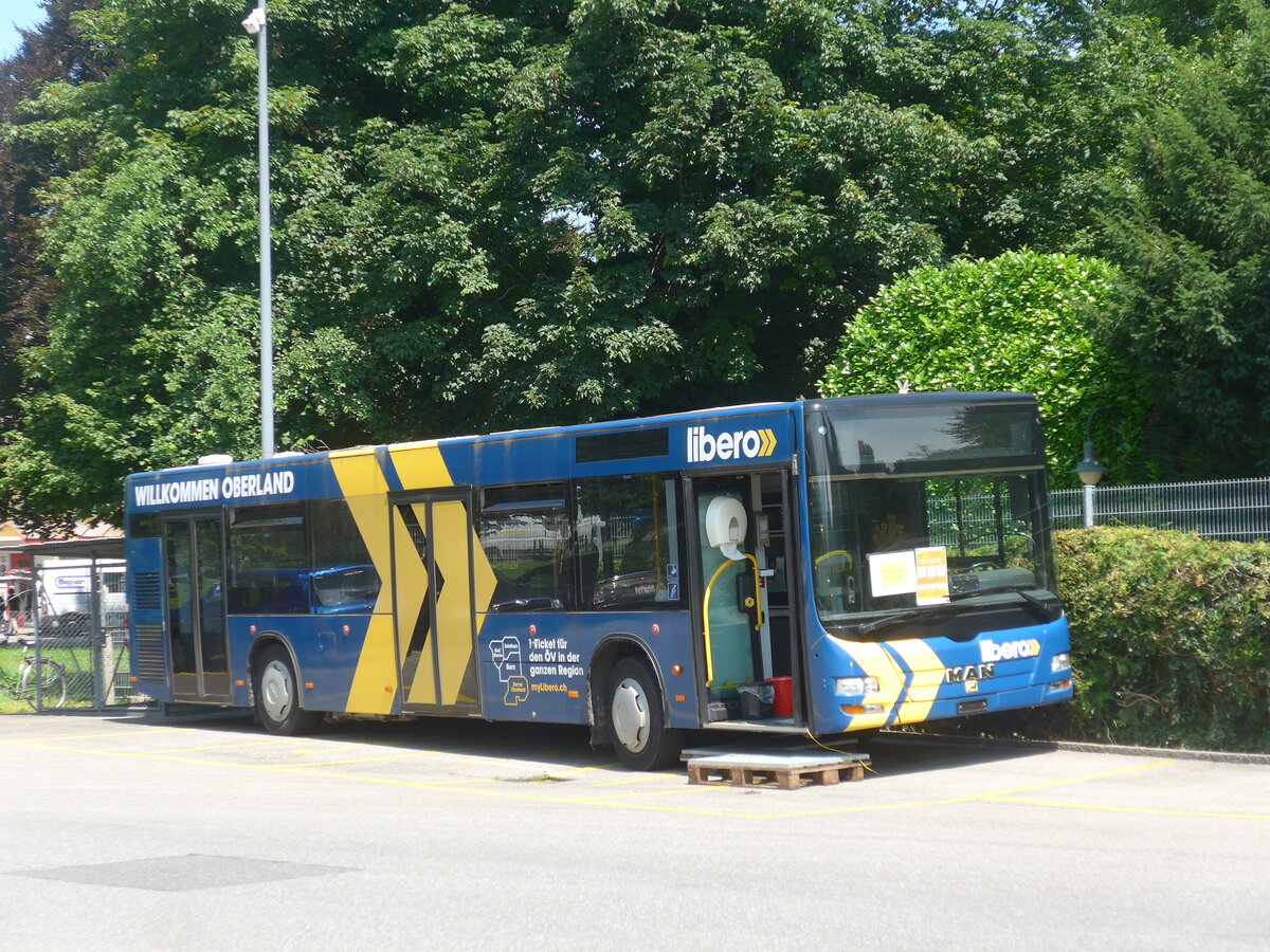 (226'814) - STI Thun - Nr. 128 - MAN am 30. Juli 2021 bei der Schiffl�ndte Thun