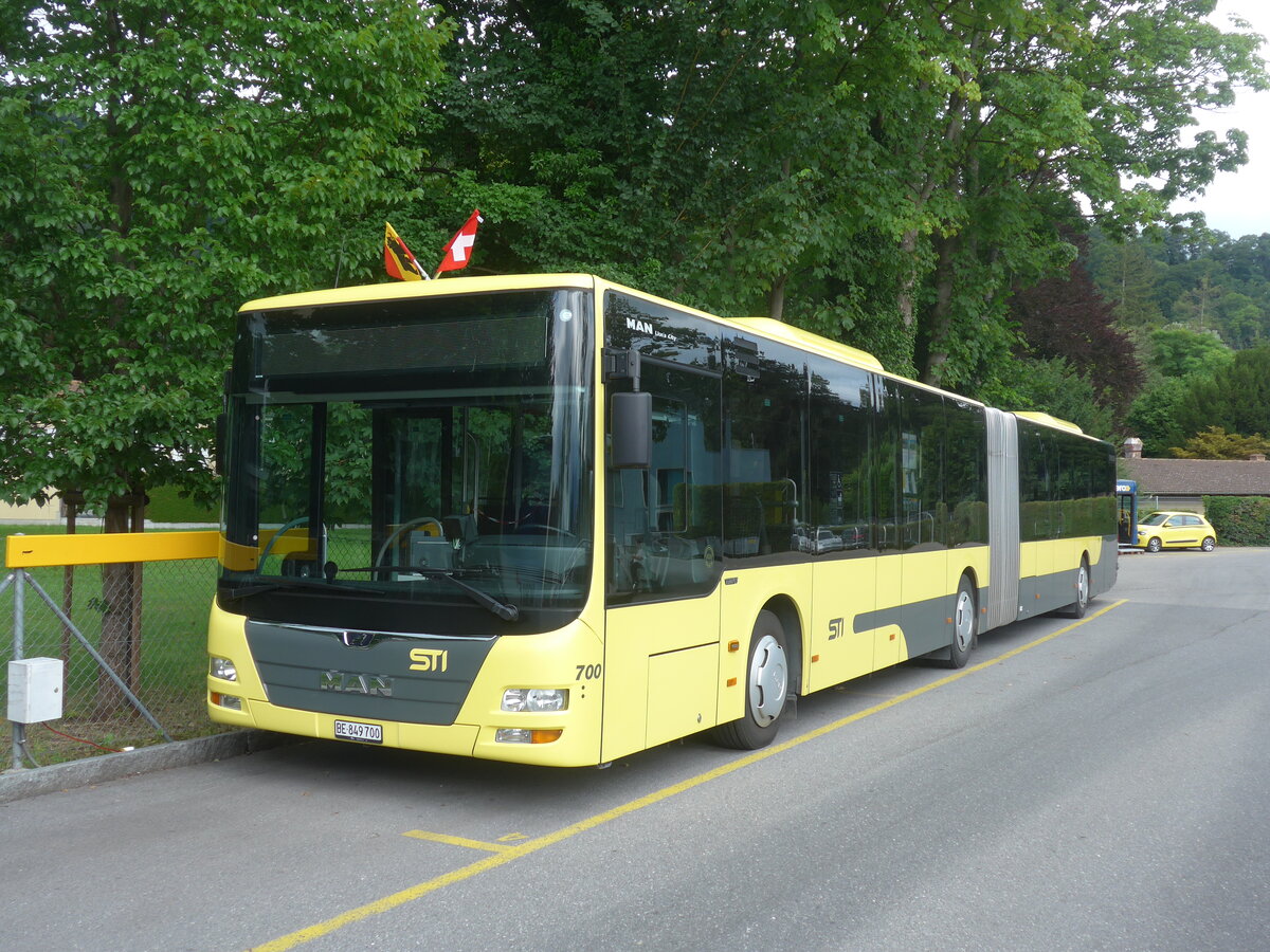 (226'824) - STI Thun - Nr. 700/BE 849'700 - MAN am 31. Juli 2021 bei der Schiffl�ndte Thun