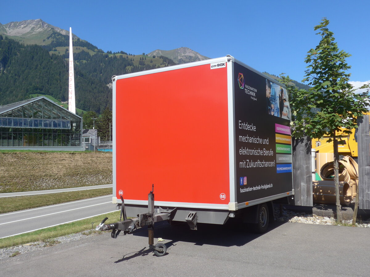 (227'874) - AFA Adelboden - Nr. 68 - Niederhauser Gep�ckanh�nger am 5. September 2021 in Frutigen, Garage