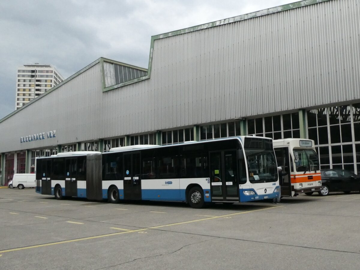 (228'333) - VBZ Z�rich - Nr. 408/ZH 745'408 - Mercedes am 26. September 2021 in Z�rich, Garage Hardau