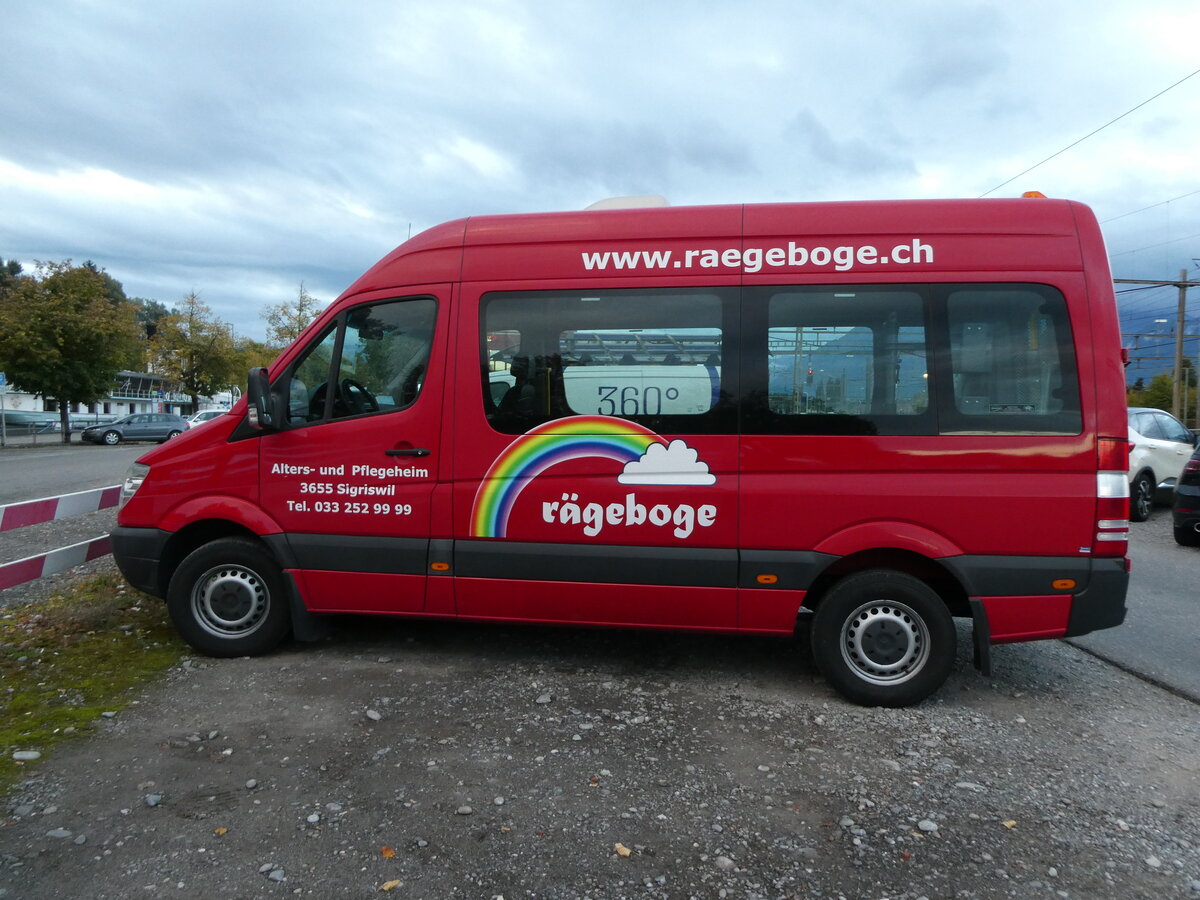 (228'494) - Altersheim R�geboge, Sigriswil - BE 39'111 - Mercedes am 29. September 2021 in Thun, Rosenau
