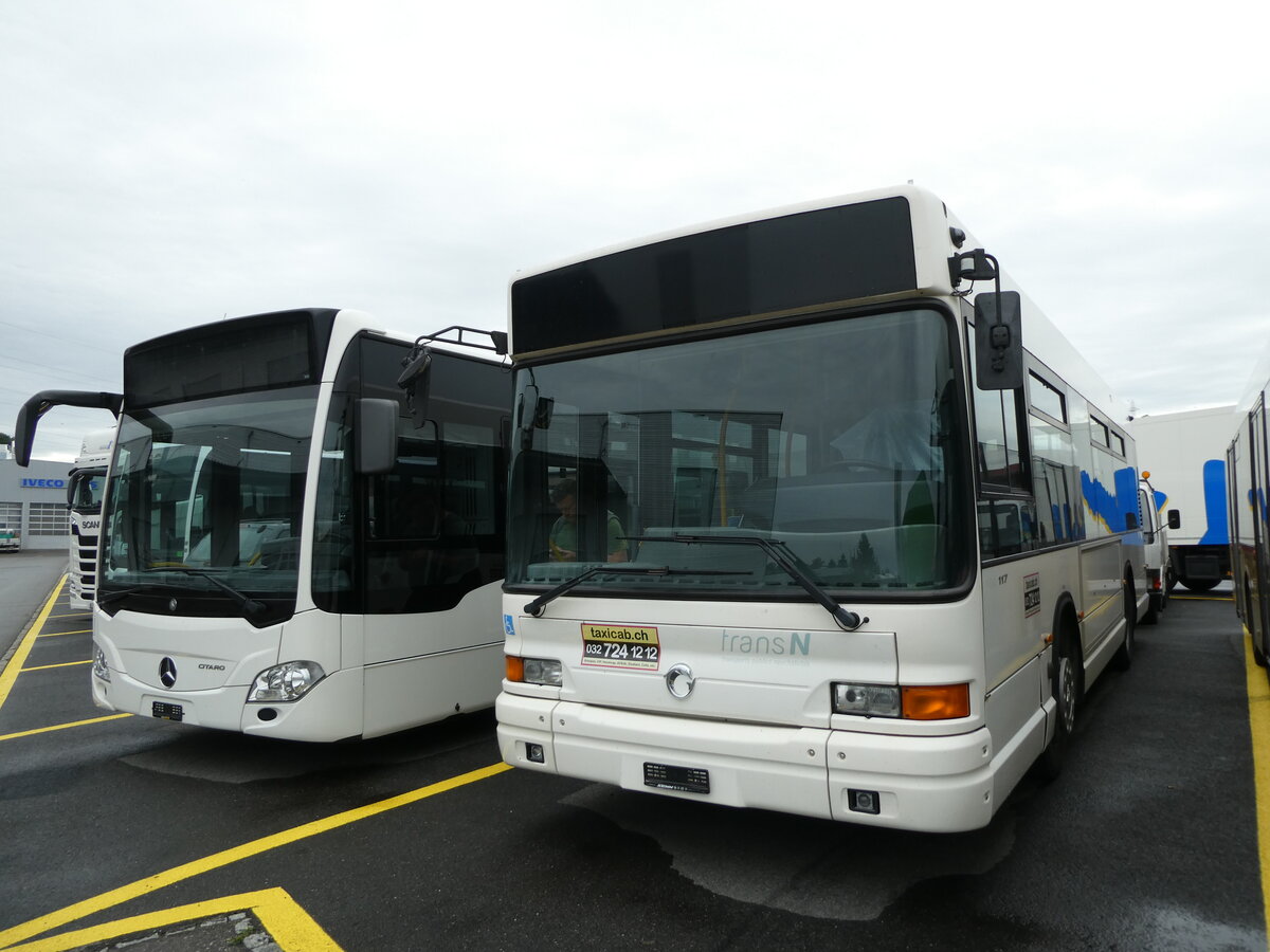 (228'703) - Taxicab, Neuch�tel - Irisbus am 3. Oktober 2021 in Kerzers, Interbus