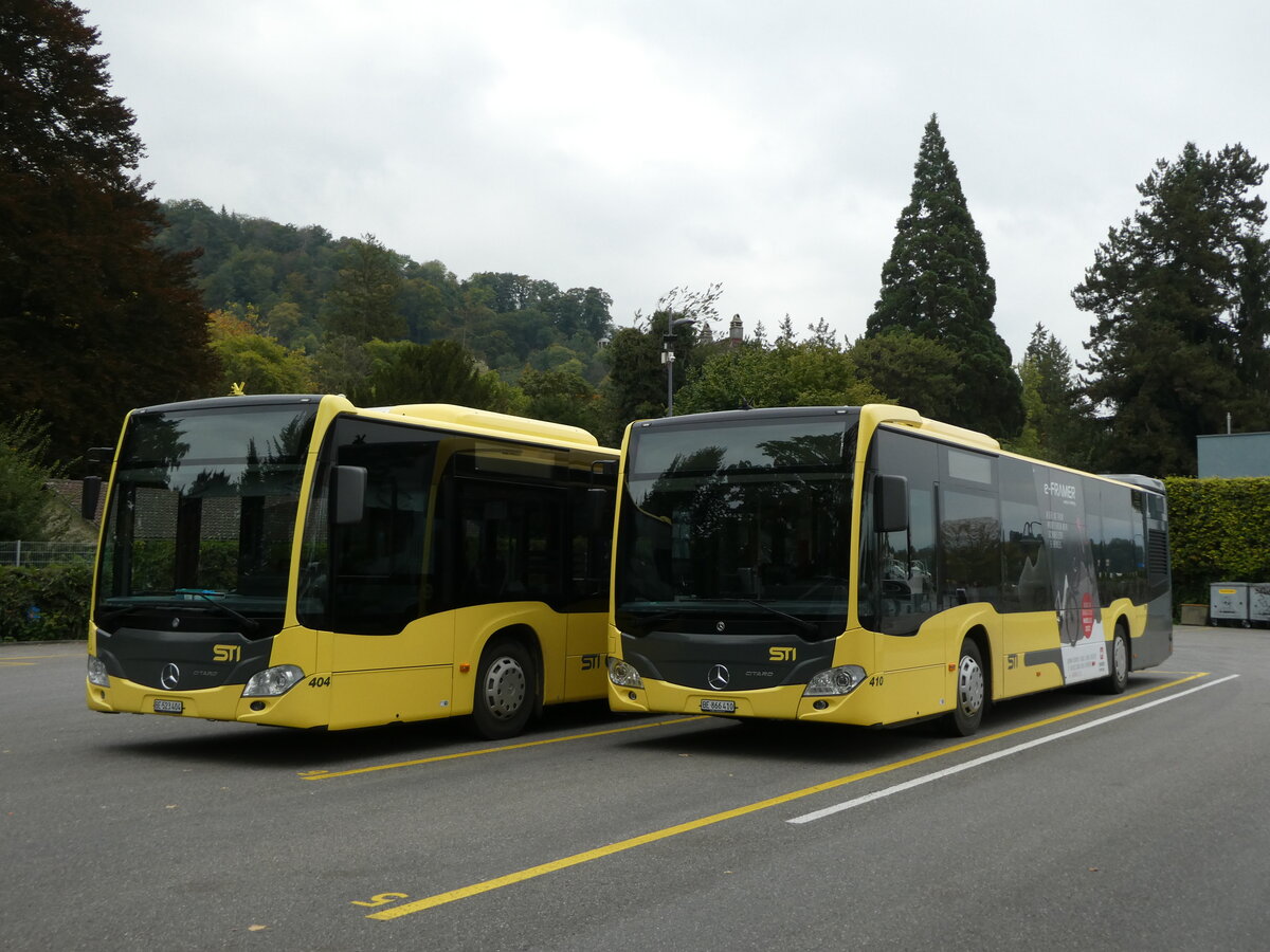 (228'743) - STI Thun - Nr. 410/BE 866'410 - Mercedes am 9. Oktober 2021 bei der Schiffl�ndte Thun