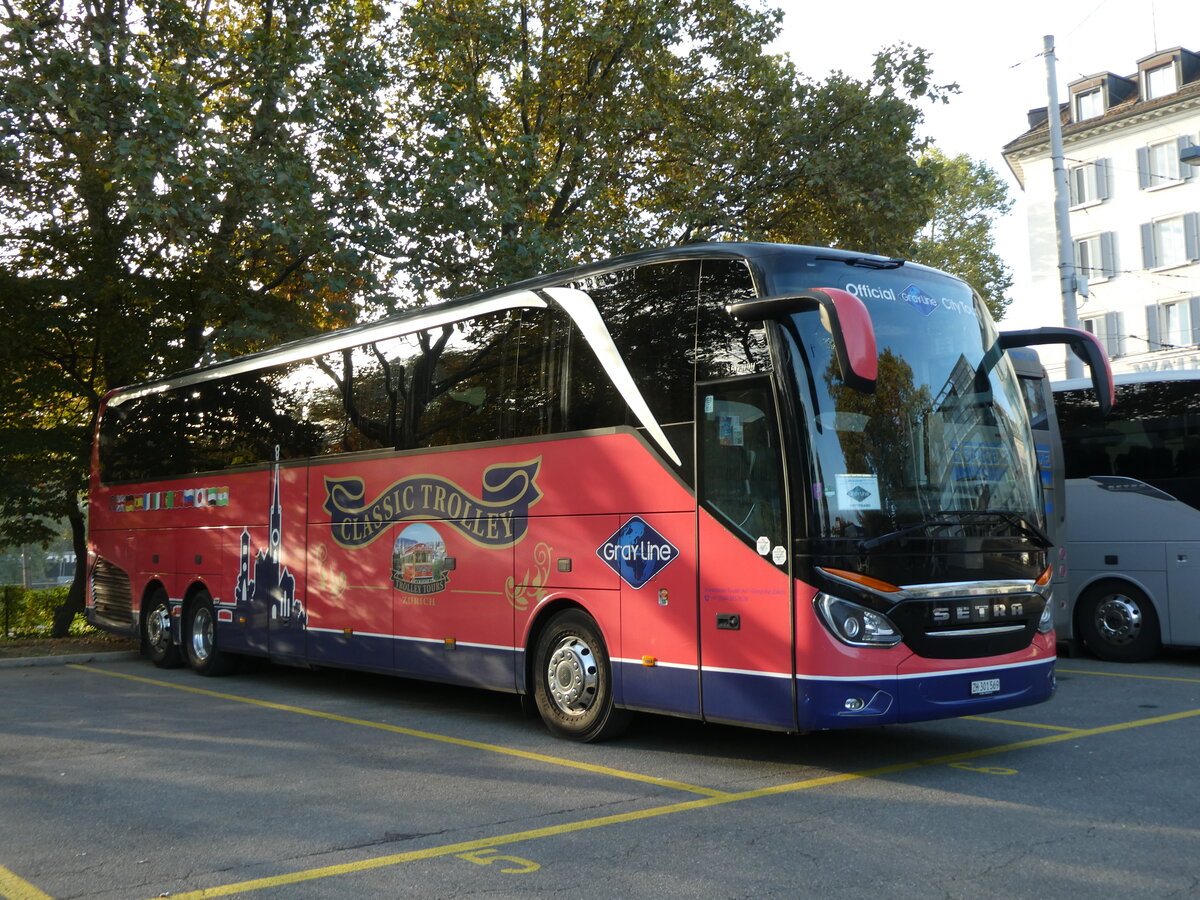 (229'221) - Meier, Z�rich - ZH 301'569 - Setra am 15. Oktober 2021 in Z�rich, Sihlquai