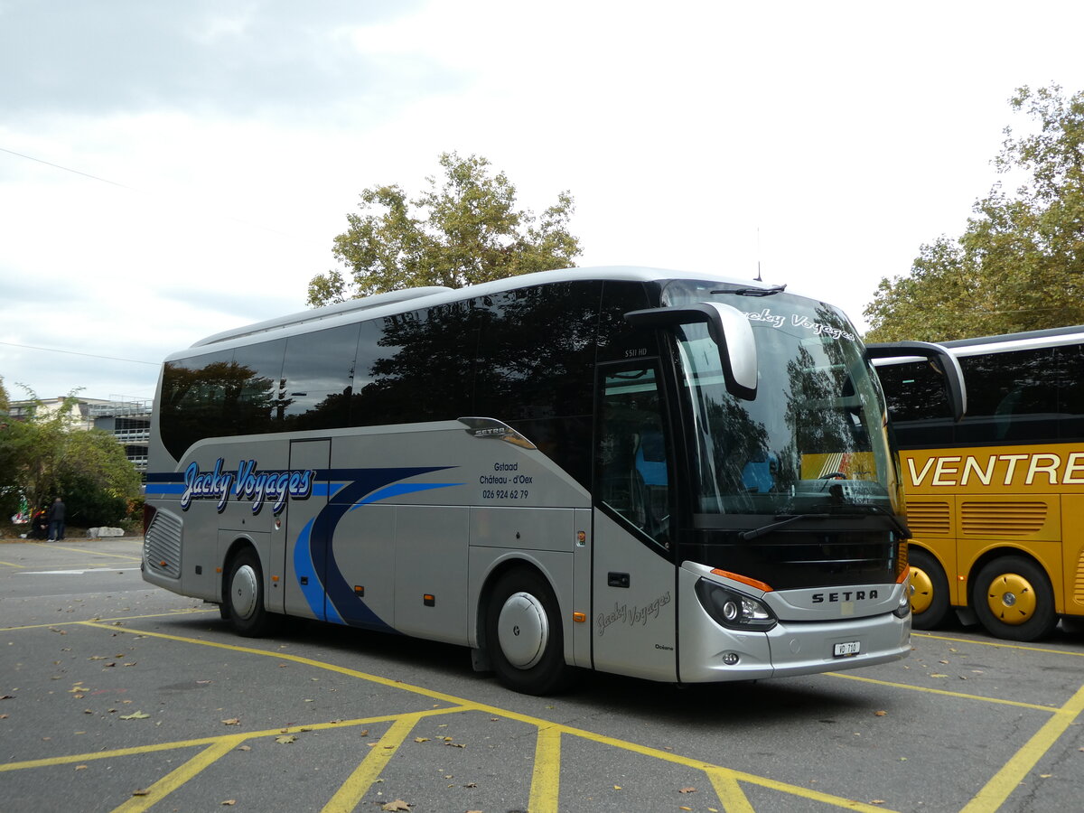 (229'547) - Jacky Voyages, Ch�teau-d'Oex - VD 710 - Setra am 20. Oktober 2021 in Z�rich, Sihlquai