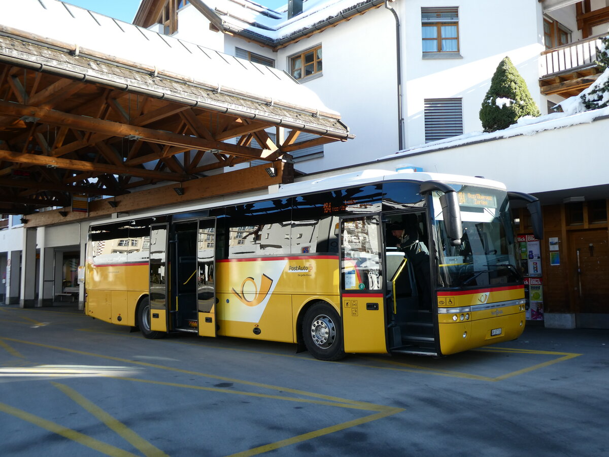 (229'998) - PostAuto Graub�nden - GR 107'701 - Van Hool am 6. November 2021 in Lenzerheide, Post