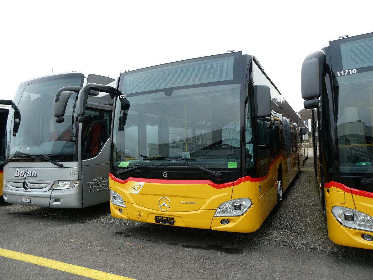 (230'805) - Geissmann, H�gglingen - PID 11'705 - Mercedes am 21. November 2021 in Winterthur, EvoBus