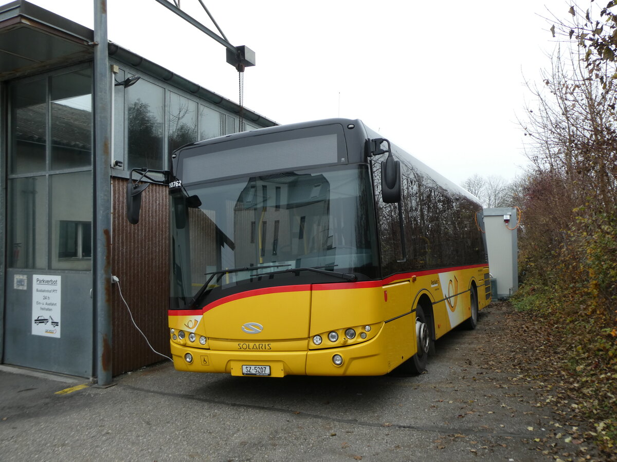(230'854) - Lienert&Ehrler, Einsiedeln - SZ 5207 - Solaris am 21. November 2021 in Pf�ffikon, Garage