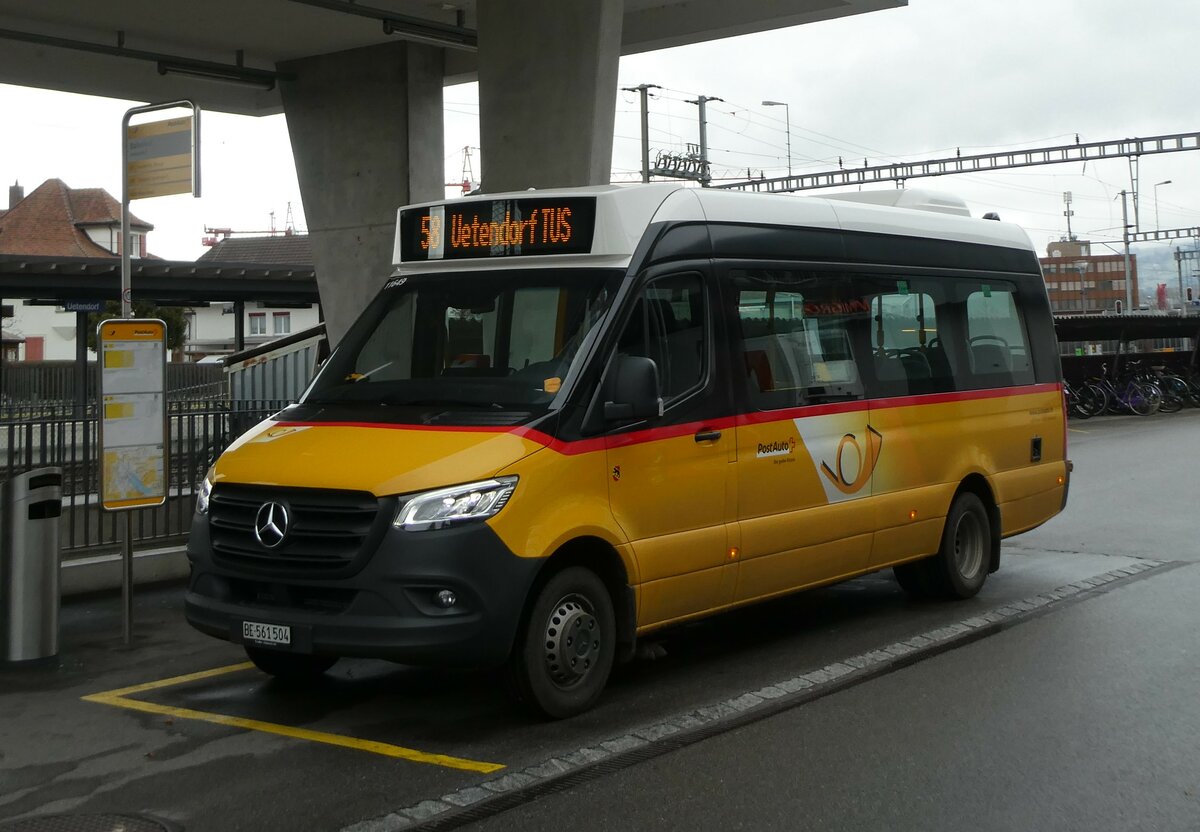 (230'892) - L�di, Uetendorf - BE 561'504 - Mercedes am 22. November 2021 beim Bahnhof Uetendorf