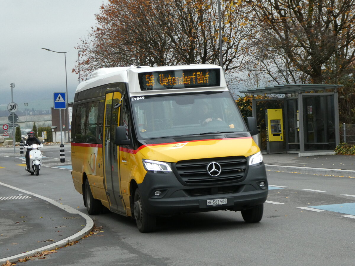 (230'901) - L�di, Uetendorf - BE 561'504 - Mercedes am 22. November 2021 in Thun-Lerchenfeld, Waldeck