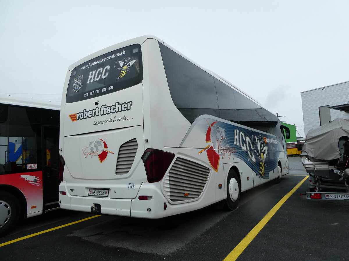 (231'019) - Jean-Louis, F�tigny - Nr. 43/NE 8828 - Setra am 28. November 2021 in Kerzers, Interbus