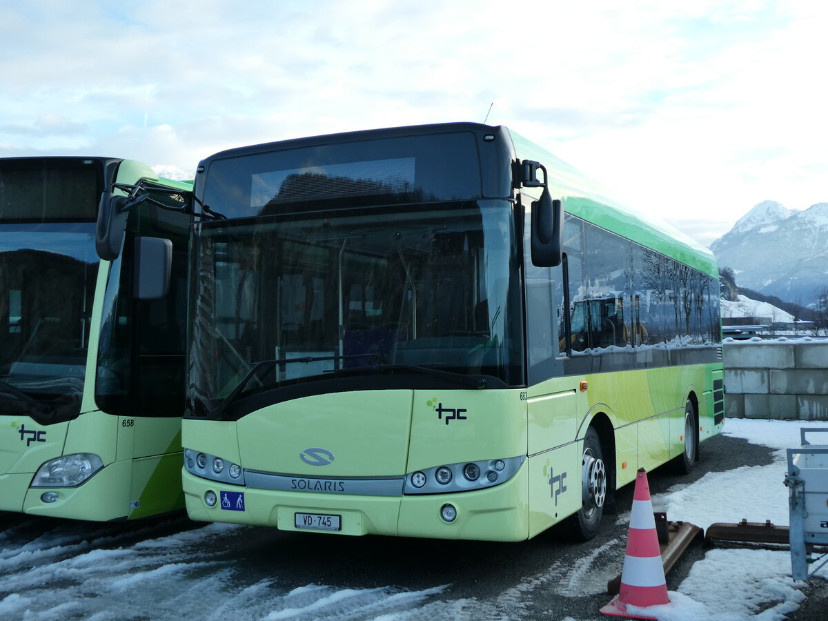 (231'172) - TPC Aigle - Nr. 683/VD 745 - Solaris am 12. Dezember 2021 in Aigle, D�p�t