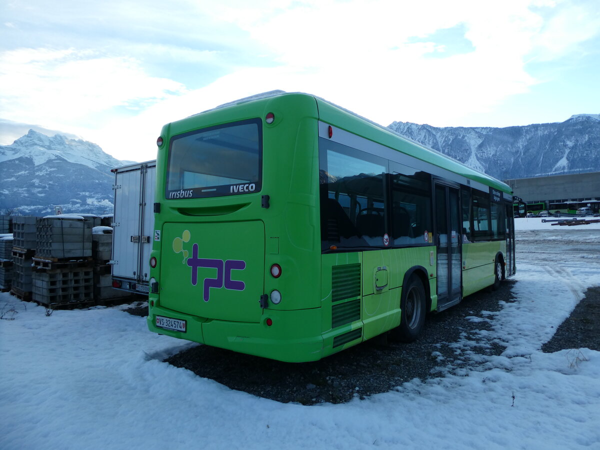 (231'188) - TPC Aigle - Nr. 452/VS 324'574 - Irisbus am 12. Dezember 2021 in Aigle, D�p�t
