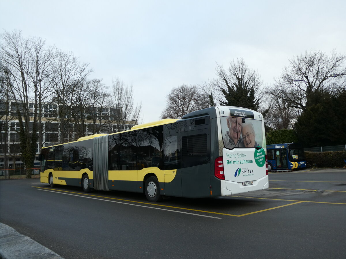(231'231) - STI Thun - Nr. 703/BE 754'703 - Mercedes am 13. Dezember 2021 bei der Schiffl�ndte Thun