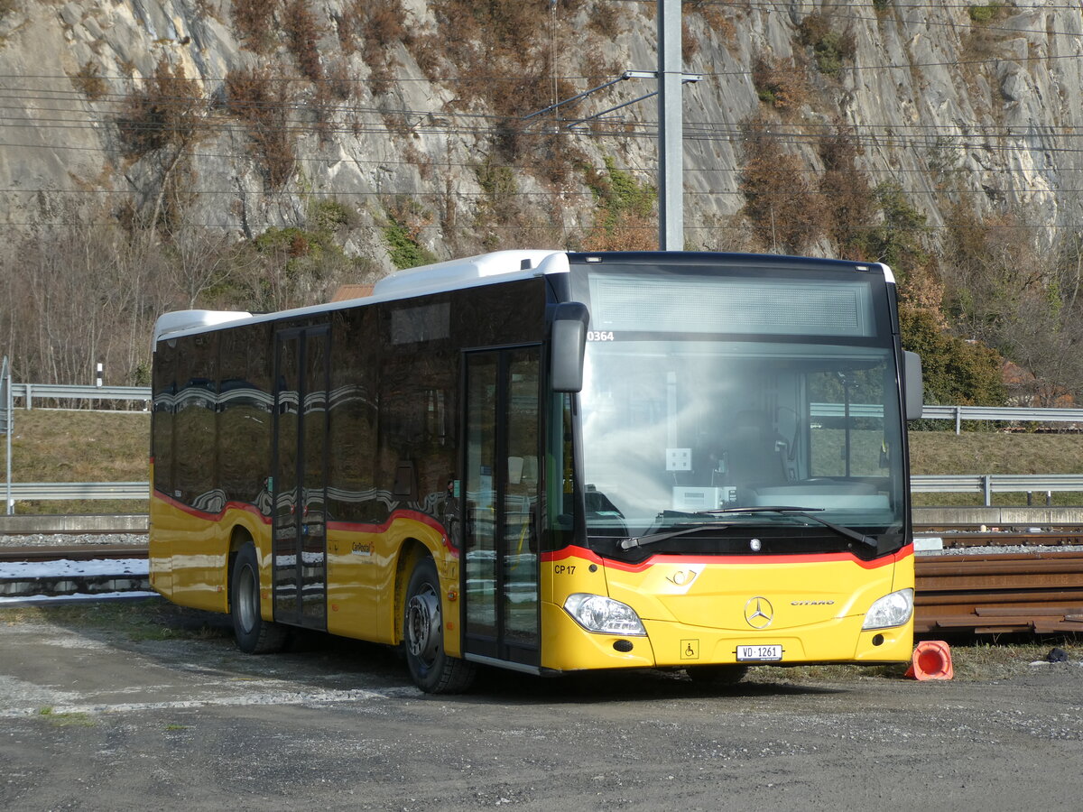 (231'462) - TPC Aigle - Nr. CP17/VD 1261 - Mercedes am 18. Dezember 2021 in Aigle, D�p�t