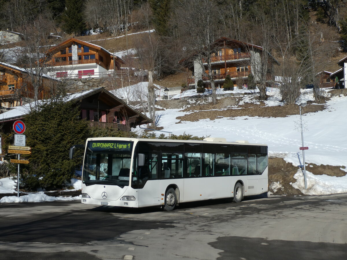 (232'078) - Buchard, Leytron - Nr. 67/VS 101'310 - Mercedes (ex MBC Morges Nr. 70) am 18. Januar 2022 in Ovronnaz, La Crois�e