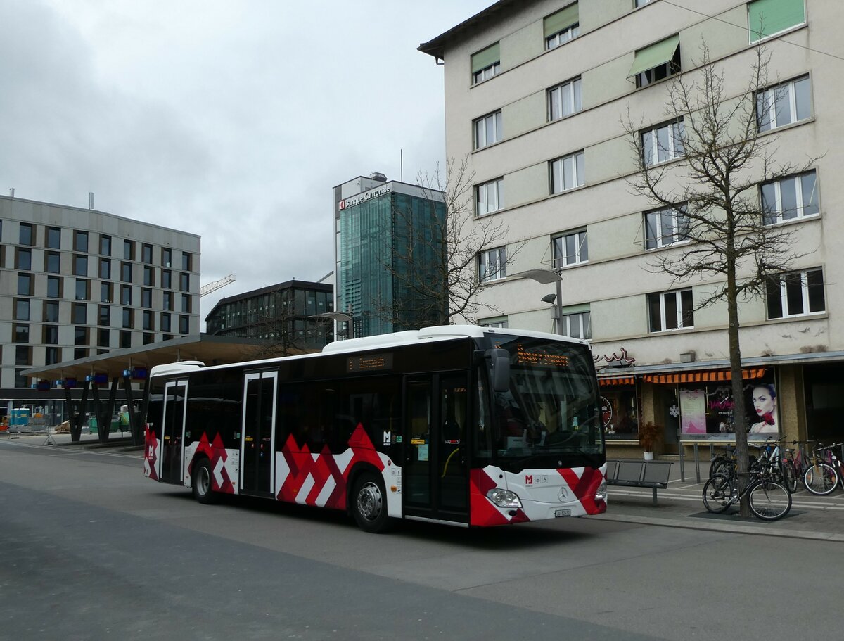 (232'664) - CarPostal Ouest - JU 52'431 - Mercedes am 6. Februar 2022 beim Bahnhof Del�mont