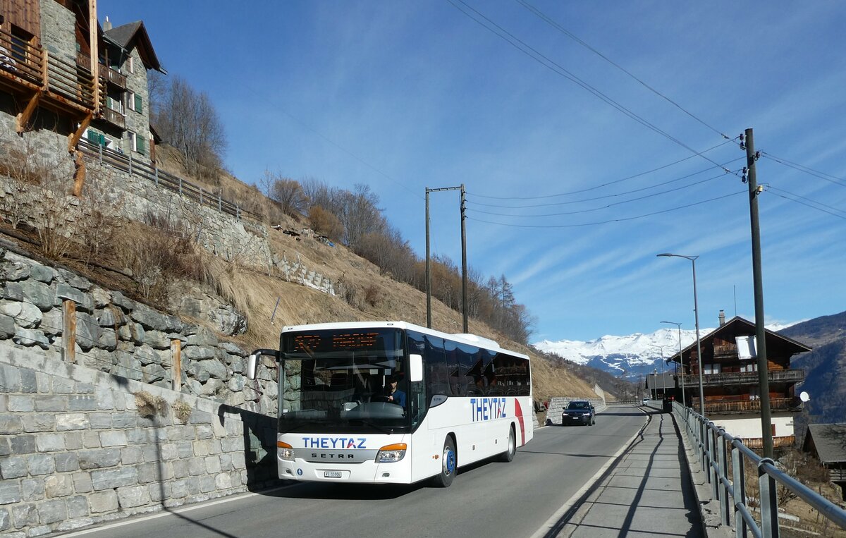(233'010) - Theytaz, Sion - VS 11'006 - Setra am 20. Februar 2022 in M�che