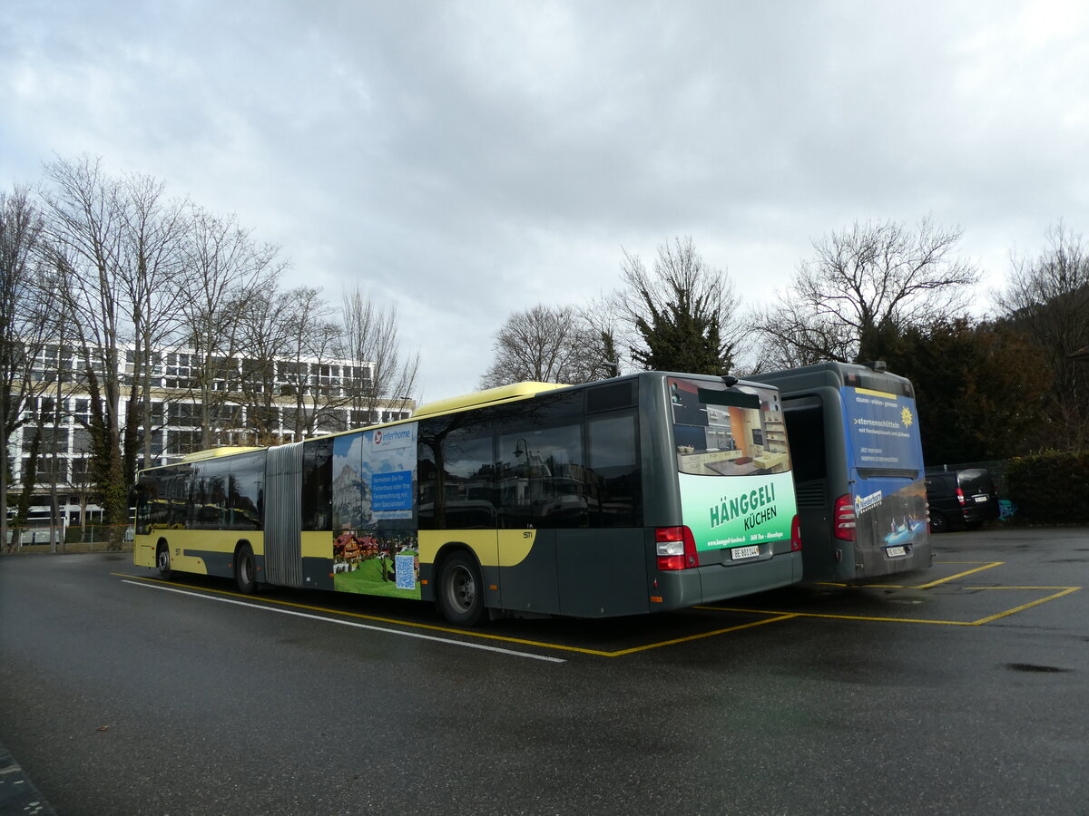 (233'073) - STI Thun - Nr. 144/BE 801'144 - MAN am 22. Februar 2022 bei der Schiffl�ndte Thun