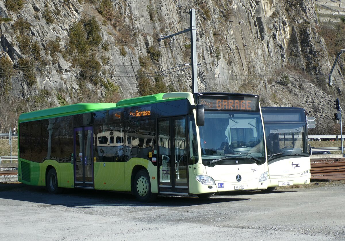 (233'170) - TPC Aigle - Nr. 22/VD 4209 - Mercedes (ex M�ller, D-Biblis) am 26. Februar 2022 in Aigle, D�p�t