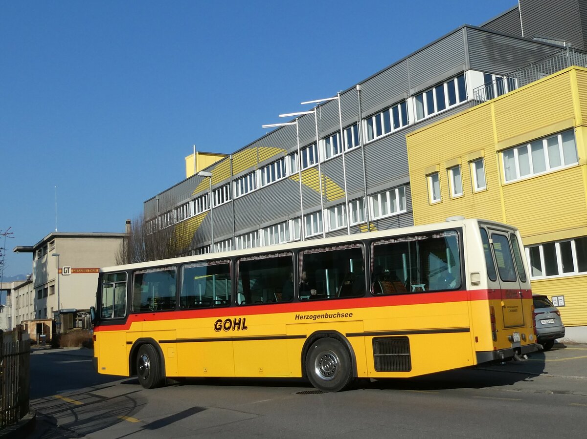 (233'385) - Gohl, Herzogenbuchsee - Nr. 11/BE 54'324 - NAW/Hess (ex Flury, Balm; ex Steiner, Altb�ron Nr. 11) am 6. M�rz 2022 in Thun, Mittlere Strasse