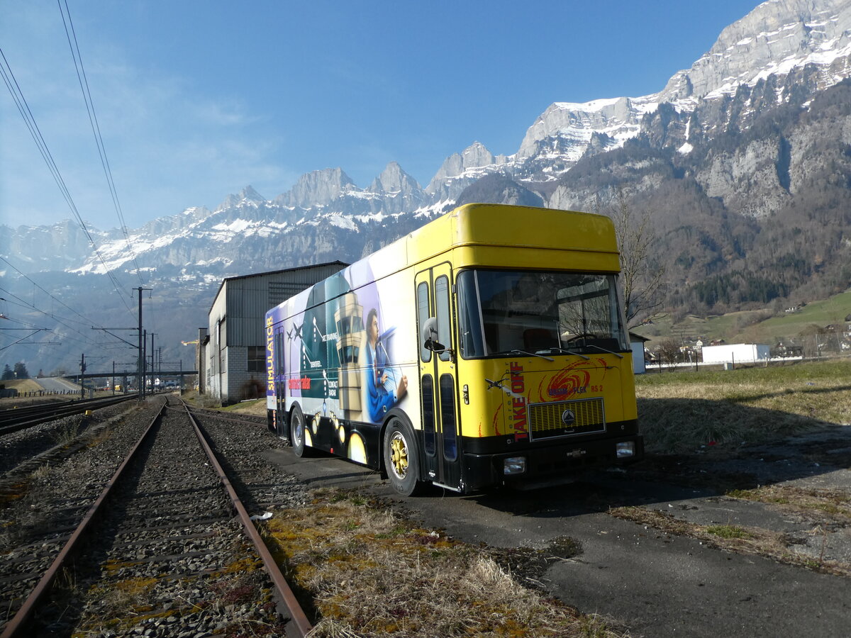 (233'571) - ??? - Saurer am 8. M�rz 2022 in Walenstadt, Sarganserstrasse (Chassis-Nr. 50'438)