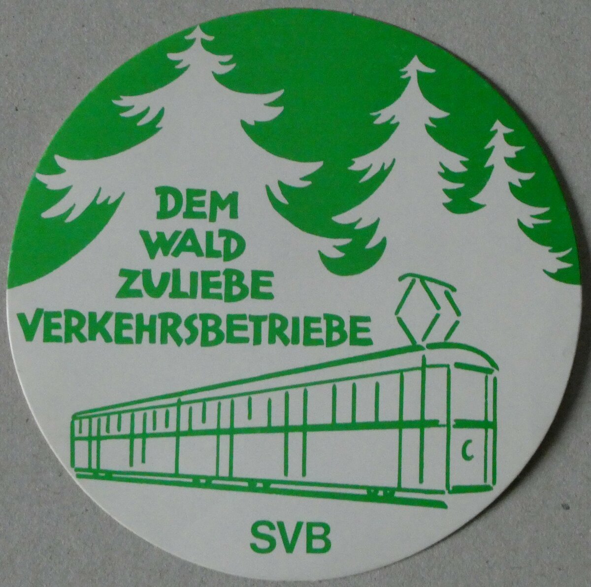 (233'582) - SVB-Kleber dem Wald zuliebe am 9. M�rz 2022 in Thun