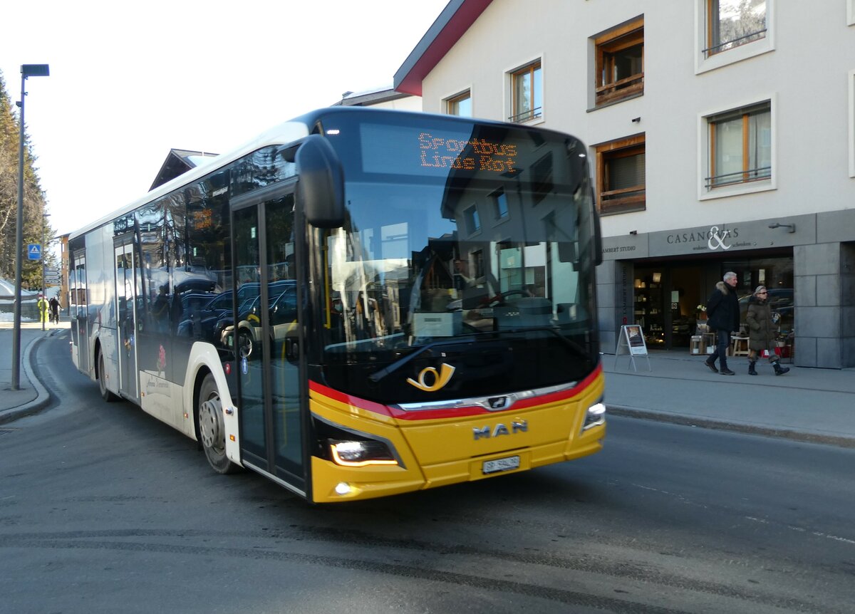 (233'625) - Bossi&Hemmi, Tiefencastel - GR 59'439 - MAN am 9. M�rz 2022 in Lenzerheide, Post