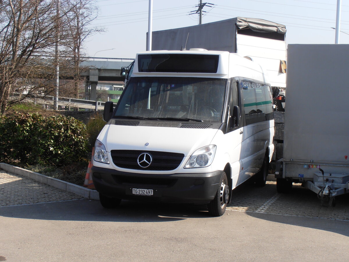 (234'001) - Eurobus, Arbon - TG 232'497 - Mercedes am 20. M�rz 2022 in Kerzers, Interbus