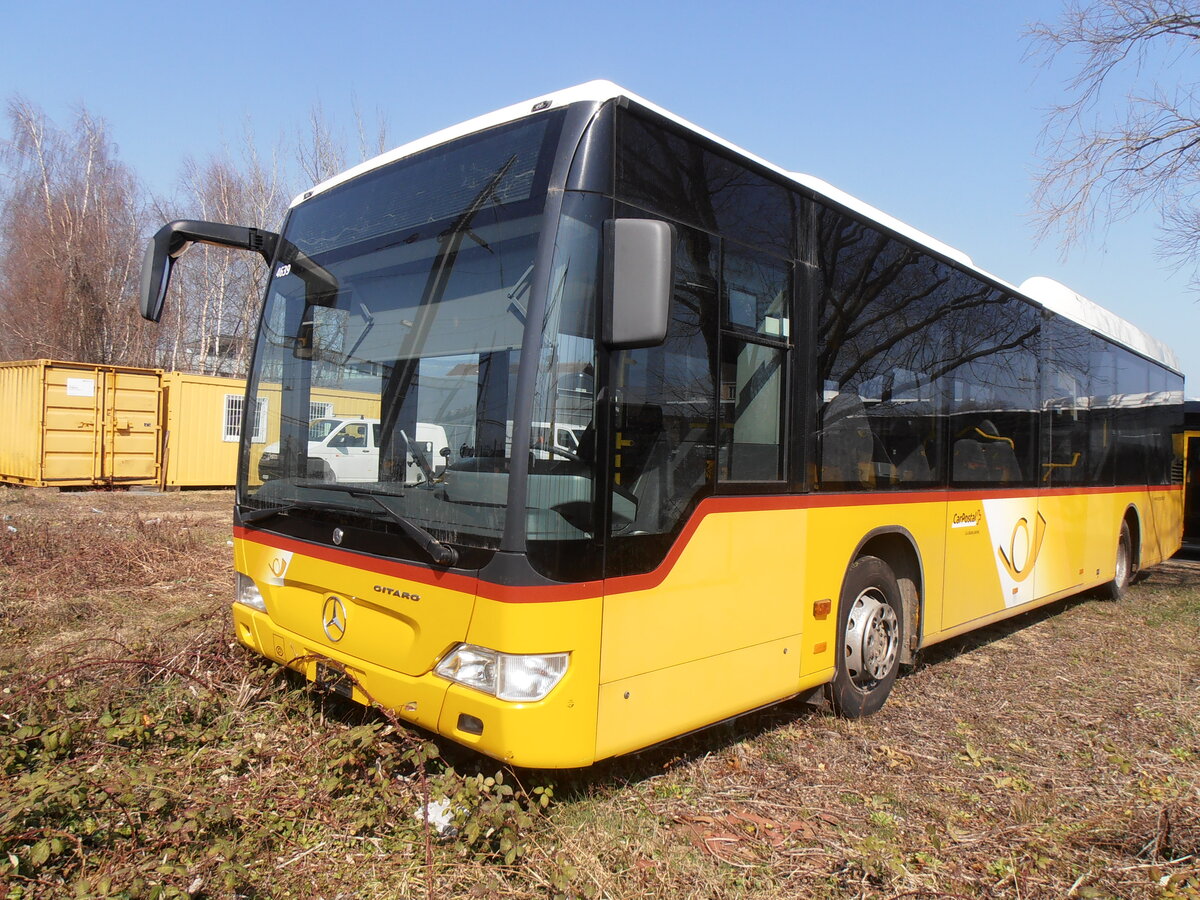 (234'018) - CarPostal Ouest - (VD 335'346) - Mercedes am 20. M�rz 2022 in Yverdon, Garage