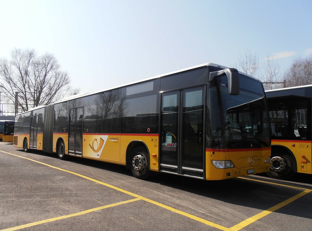 (234'021) - CarPostal Ouest - VD 605'583 - Mercedes (ex JU 1924; ex Nr. 73; ex Stucki, Porrentruy Nr. 20) am 20. M�rz 2022 in Yverdon, Garage
