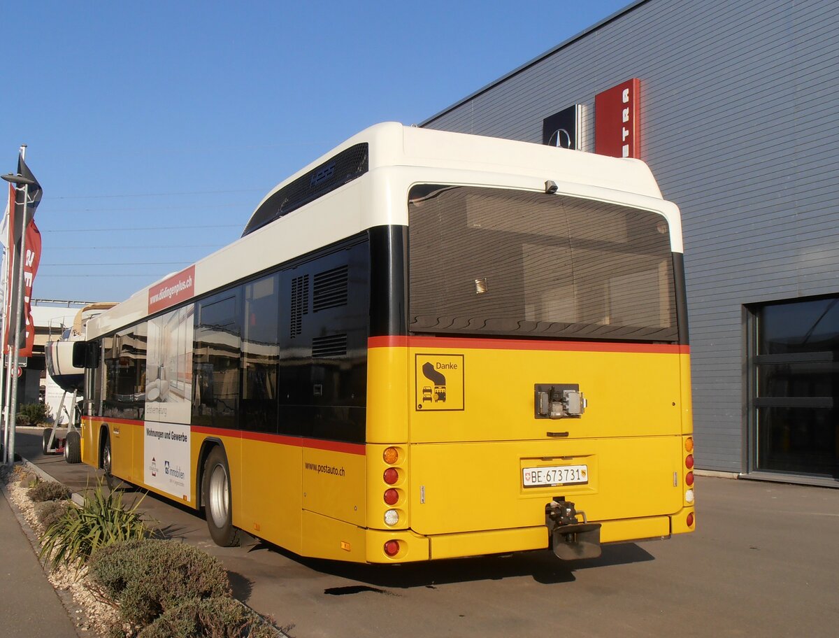 (234'106) - PostAuto Bern - Nr. 10/BE 673'731 - Hess (ex Klopfstein, Laupen Nr. 10) am 26. M�rz 2022 in Kerzers, Interbus