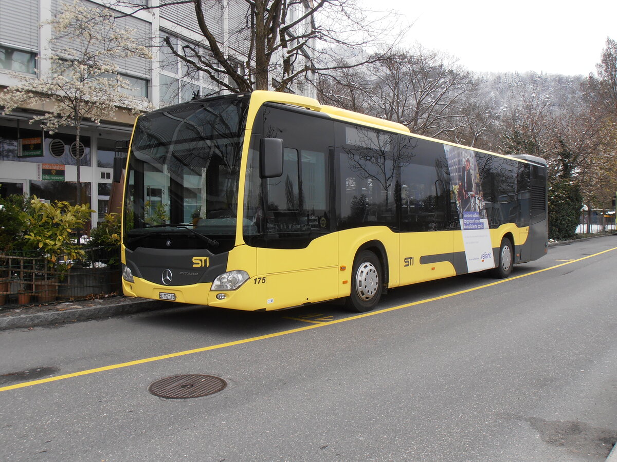 (234'192) - STI Thun - Nr. 175/BE 752'175 - Mercedes am 3. April 2022 bei der Schiffl�ndte Thun