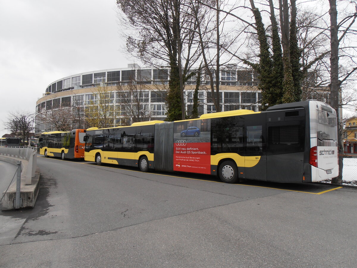 (234'194) - STI Thun - Nr. 708/BE 865'708 - Mercedes am 3. April 2022 bei der Schiffl�ndte Thun