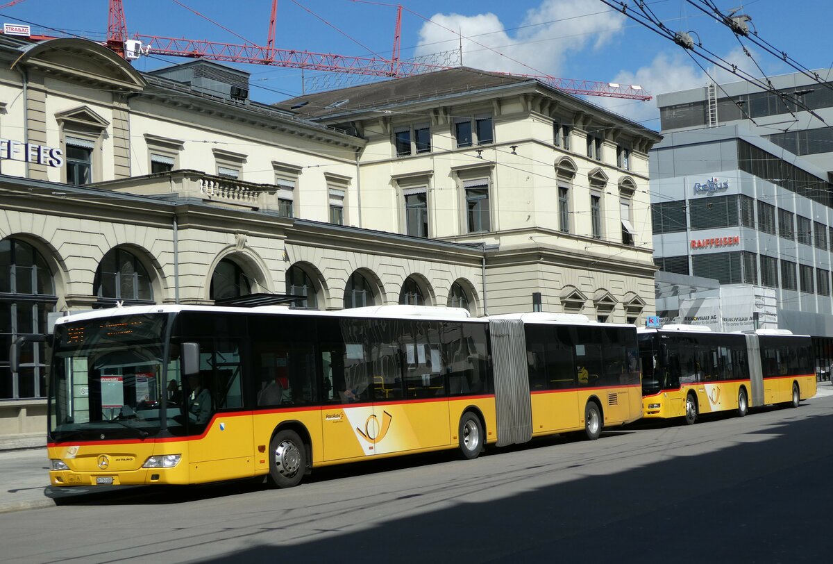 (234'328) - PostAuto Z�rich - Nr. 285/ZH 780'688 - Mercedes am 10. April 2022 beim Hauptbahnhof Winterthur