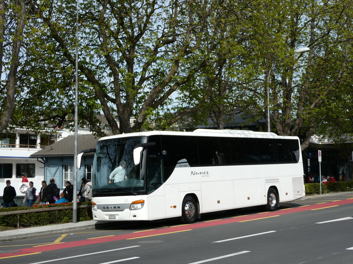 (234'484) - Nunes, Z�rich - ZH 505'773 - Setra am 11. April 2022 beim Bahnhof Luzern