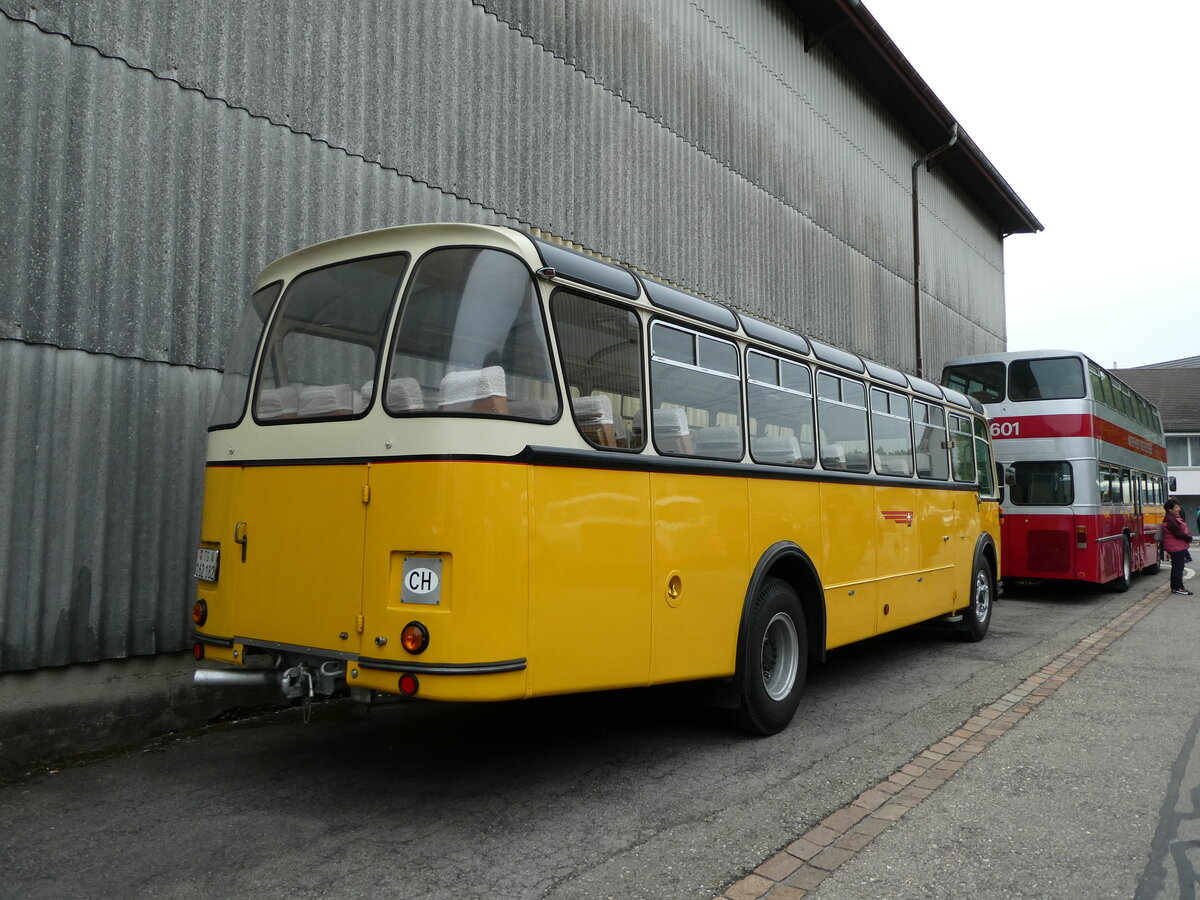 (235'275) - Oldtimer Club Saurer, Arbon - TG 162'182 - Saurer/Saurer (ex Ryffel, Z�rich; ex M+79'500; ex P 24'136; ex P 21'736) am 7. Mai 2022 in Attikon, Wegm�ller