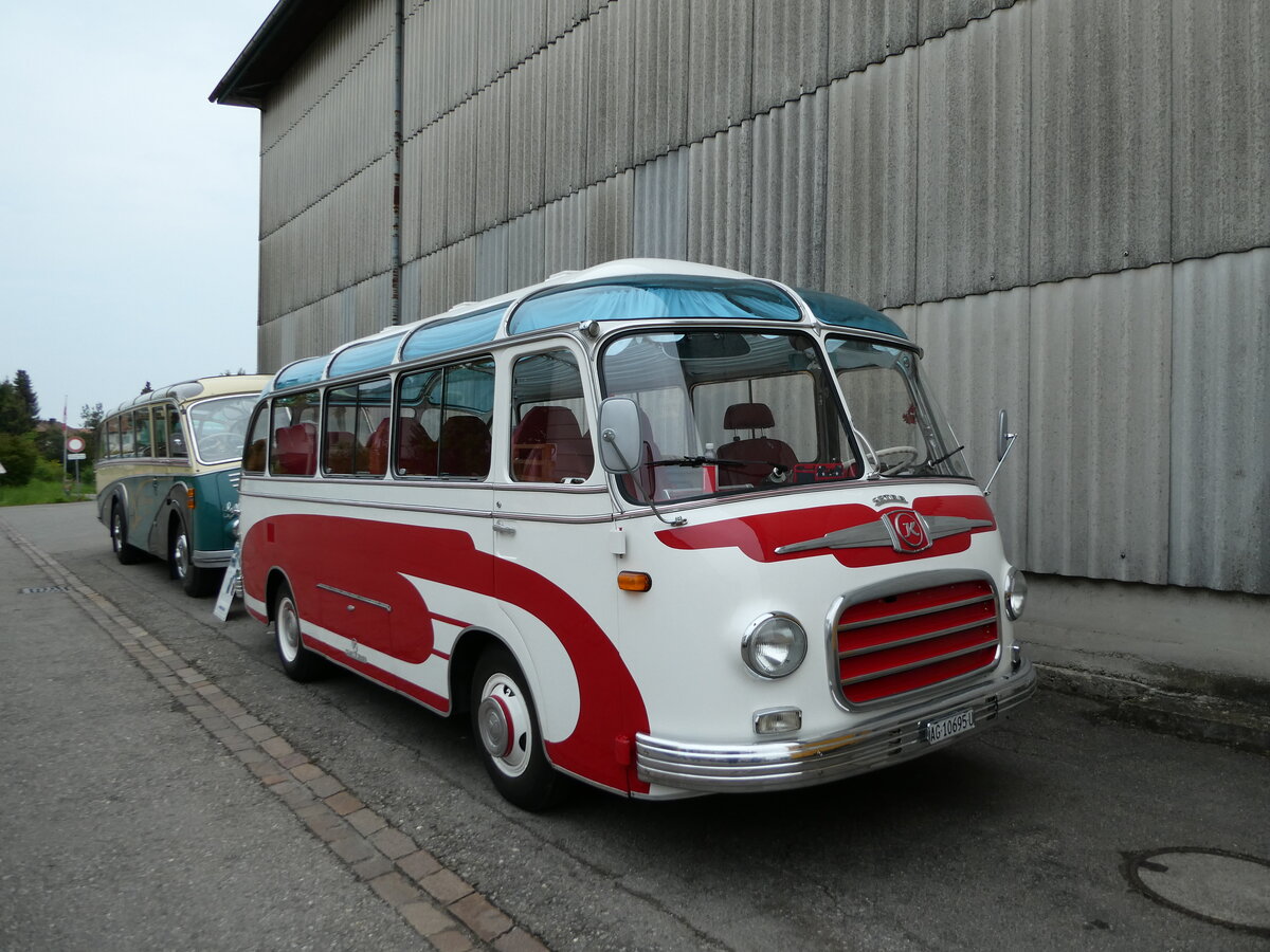 (235'278) - Oehninger, Seon - AG 10'695 U - Setra am 7. Mai 2022 in Attikon, Wegm�ller 