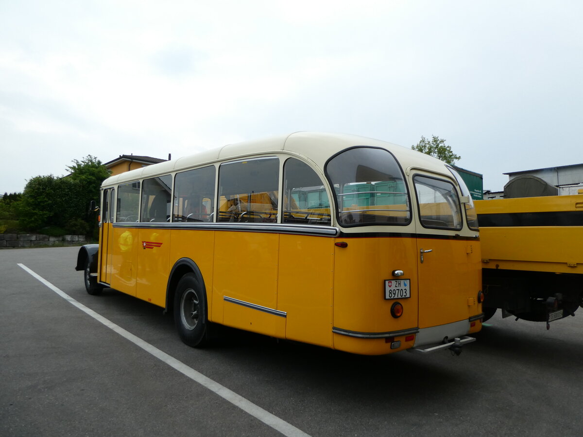 (235'316) - Rupp, Zumikon - ZH 89'703 - Berna/R&J (ex Liechti, Ligerz; ex Roki, Heimberg; ex Wyland Post, Tr�llikon; ex Peter, Pfaffnau) am 7. Mai 2022 in Attikon, Wegm�ller