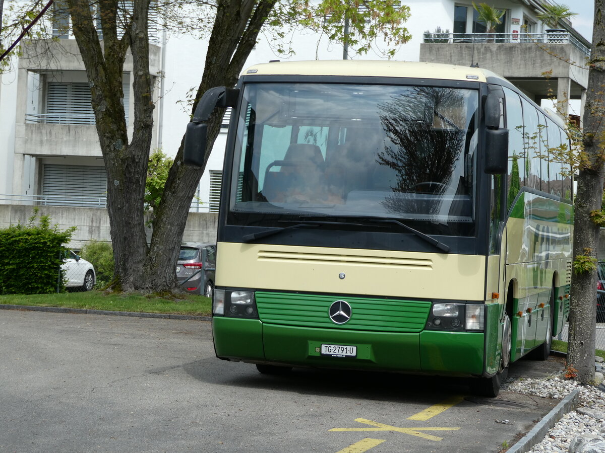 (235'405) - Guggenmusik Chrottep�sche, Marthalen - TG 2791 U - Mercedes (ex ABl Biasca Nr. 6) am 7. Mai 2022 in Frauenfeld, Postgarage