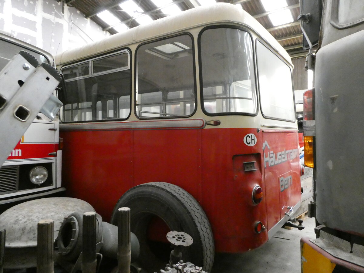 (235'625) - L�thi, R�fenacht - FBW/R&J (ex H�uselmann, Bern Nr. 27; ex AFA Adelboden Nr. 24; ex Steiner, Meikirch Nr. 1) am 15. Mai 2022 in Oberburg, Ziegelgut (Teilaufnahme)