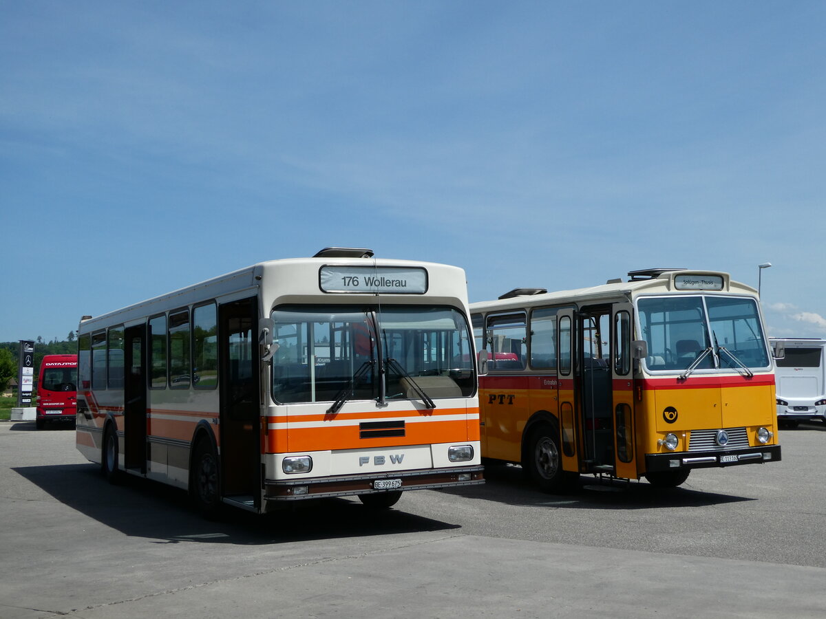 (235'673) - Wegm�ller, M�nsingen - BE 399'675 - FBW/R&J (ex Bamert, Wollerau) am 15. Mai 2022 in Lyssach, Lorenz