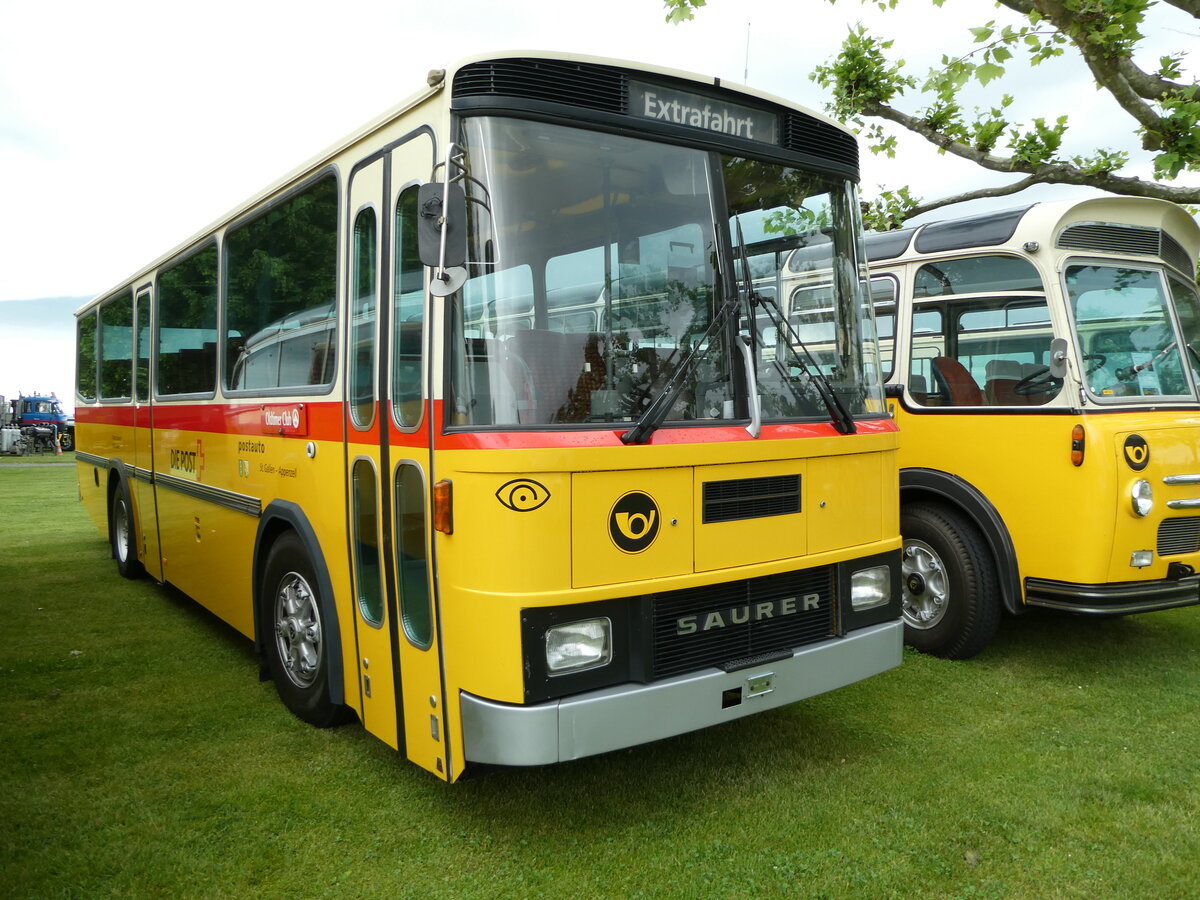 (235'789) - Oldtimer Club Saurer, Arbon - Saurer/T�scher (ex Schwizer, Goldach Nr. 2) am 21. Mai 2022 in Arbon, Arbon Classics
