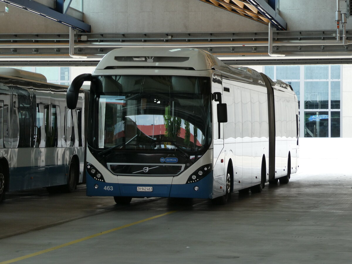 (236'423) - VBZ Z�rich - Nr, 463/ZH 942'463 - Volvo am 28. Mai 2022 in Z�rich, Garage Hagenholz