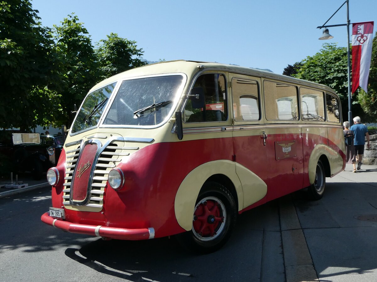 (236'566) - Dillier, Sarnen - OW 1805 - Saurer/R&J am 4. Juni 2022 in Sarnen, OiO