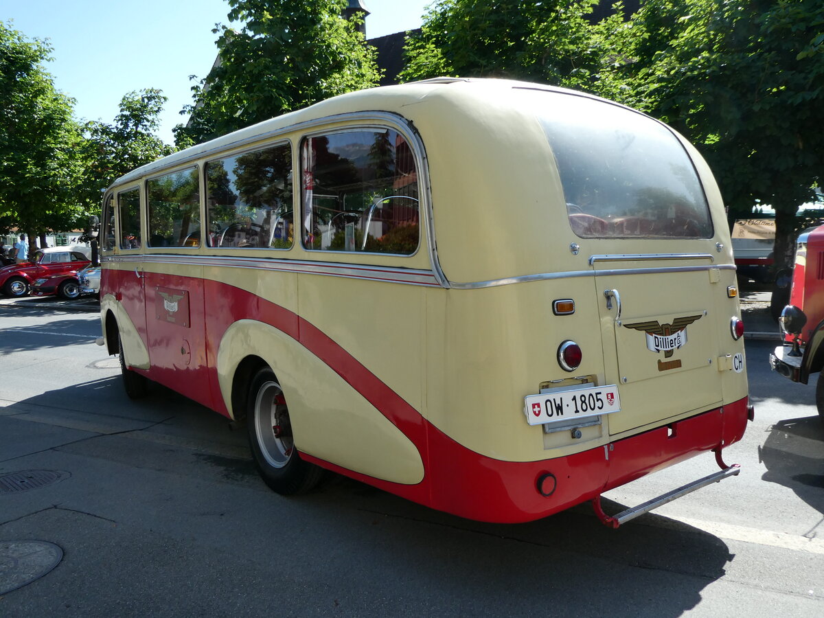 (236'567) - Dillier, Sarnen - OW 1805 - Saurer/R&J am 4. Juni 2022 in Sarnen, OiO