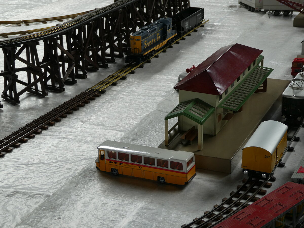 (236'782) - PTT-Regie - MAN am 5. Juni 2022 in Brugg, Bahnpark (Modell)
