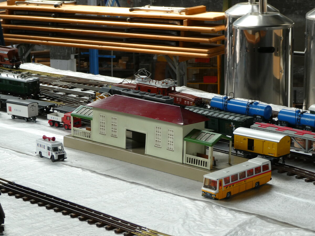 (236'783) - PTT-Regie - MAN am 5. Juni 2022 in Brugg, Bahnpark (Modell)