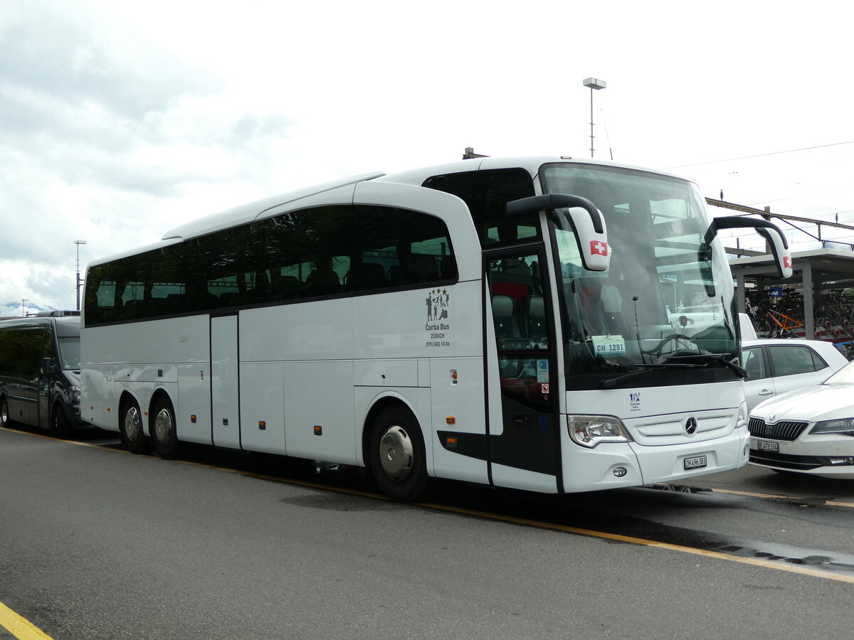 (237'440) - Corba Bus, Z�rich - ZH 496'383 - Mercedes am 24. Juni 2022 in Thun, CarTerminal